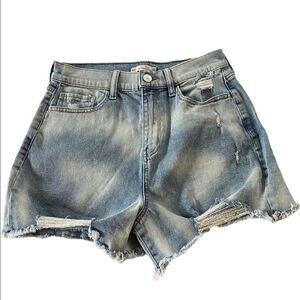 SO High Rise Boyfriend Midi Denim‎ Shorts Sz 11/30W